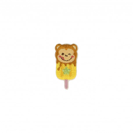 Ecusson animaux glaces - Singe