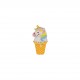 Ecusson animaux glaces - Licorne
