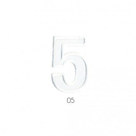  chiffre blanc - 5