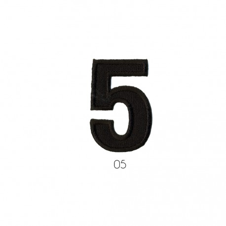  chiffre noir - 5