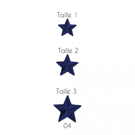  etoile grand modèle - Bleu
