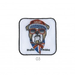 Animaux branches 5x5cm - Buldog english
