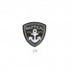 Blason nautical 4,5x4cm - Noir