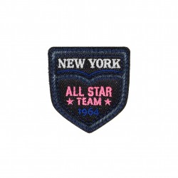 Ecussons all star city - Noir - new york