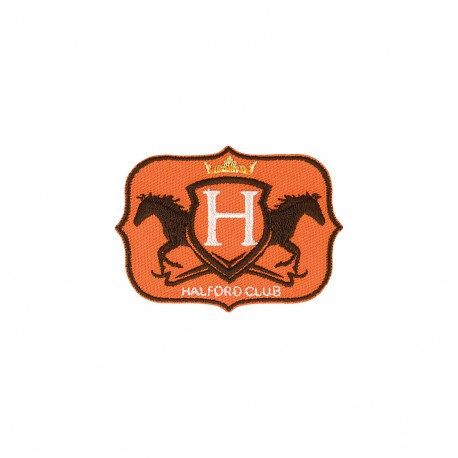 Ecusson halford club - Orange