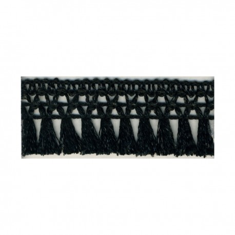 Frange pompons