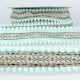 Galon jacquard pompons