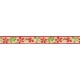 Galon fleur imprime 10mm