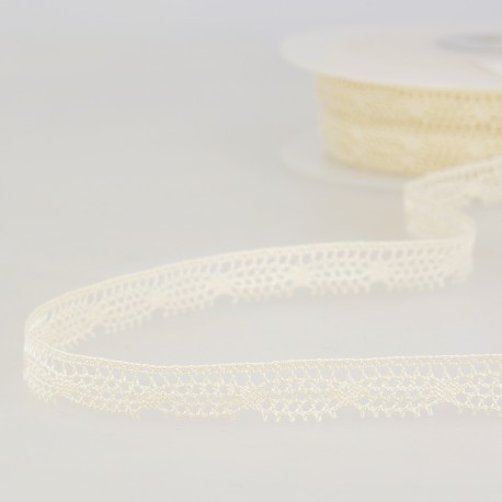 Dentelle coton 10mm