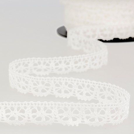 Dentelle coton 13mm