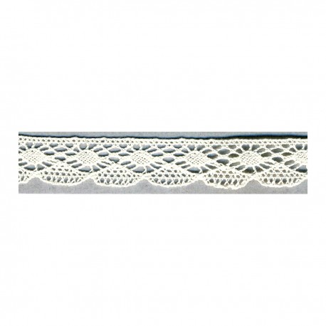 Dentelle coton 17mm