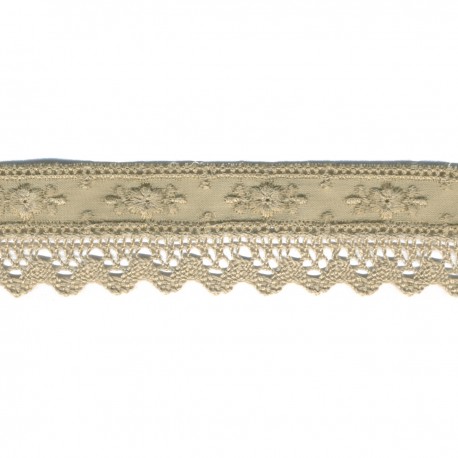 Dentelle brodee 28mm