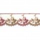 Dentelle brodee/tulle 5cm