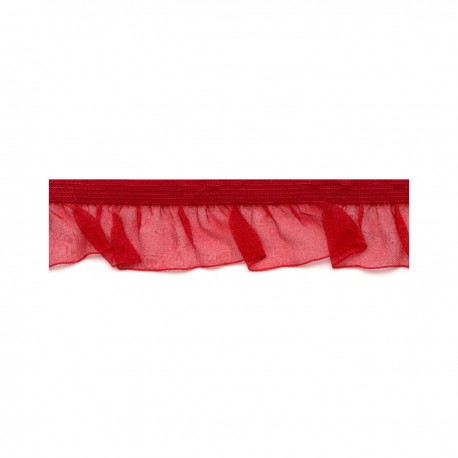 Organza fronce sur élastique