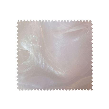 Tissu Organza Nylon Blanc