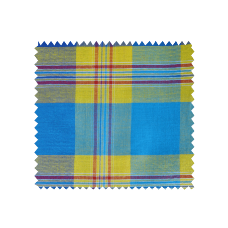 Tissu Madras Ocean