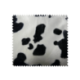 Tissu Fausse Fourrure Vache Noir Blanc
