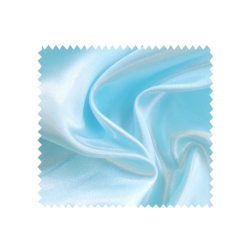 Tissu Satin Uni Ciel