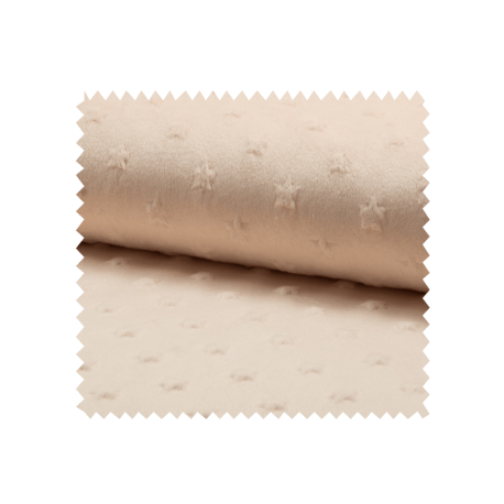 Tissu Minky Tout Doux Etoile Poudre
