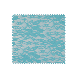 Tissu Fiona Dentelle Turquoise