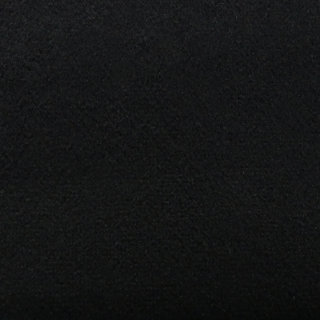 Tissu Velours Uni Tornado Noir