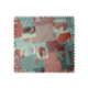 Tissu Cretonne Enduit Happy Gris Rouge