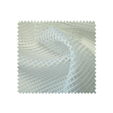 Tissu Filet Blanc Plombé