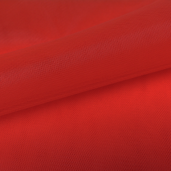 Tissu Tulle Uni Rouge grande largeur