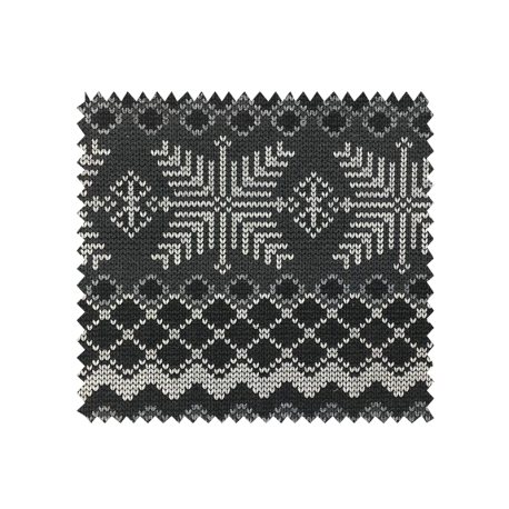 Tissu Jacquard Bayadère Laine Gris
