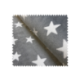 Tissu Polaire Star Gris