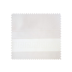Tissu Voile Grecque Blanc Plombé 