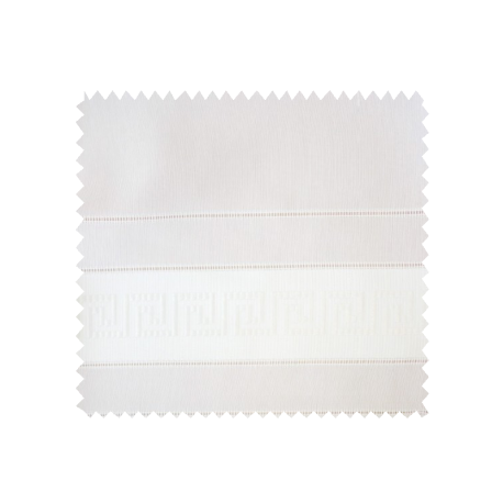 Tissu Voile Grecque Blanc Plombé 