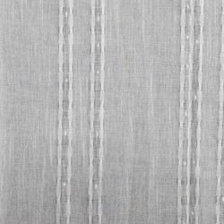 Tissu Rayures Verticales Fantaisies Blanc