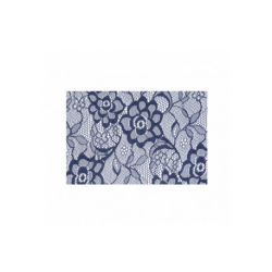 Tissu Dentelle Grande Laize Bleu Marine