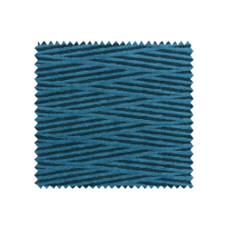 Tissu Jacquard Salsa Rayures Bleu Canard