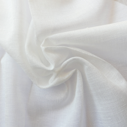 Tissu Julie Etamine Scintillant Blanc