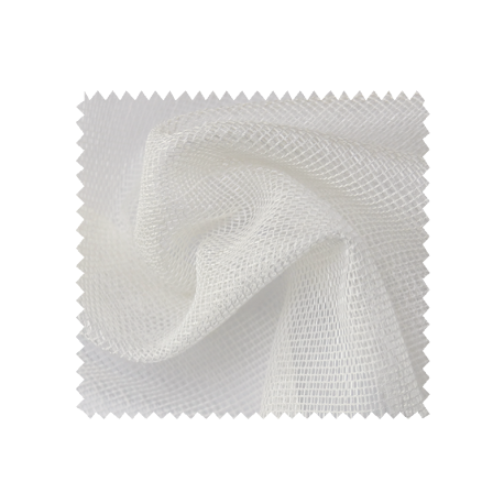 Tissu Voilage Etamine Beluga Uni Blanc