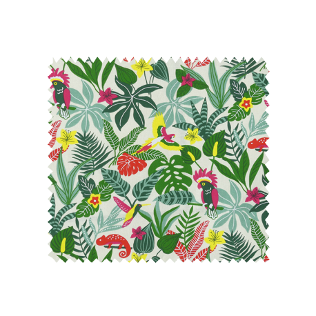 Tissu CaraÏbes Cretonne Ecru