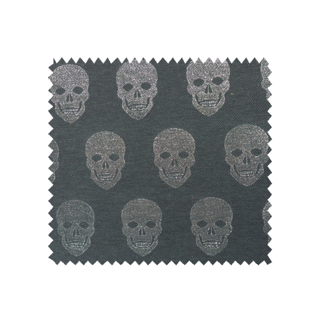 Tissu Jacquard Morito Gris et argent