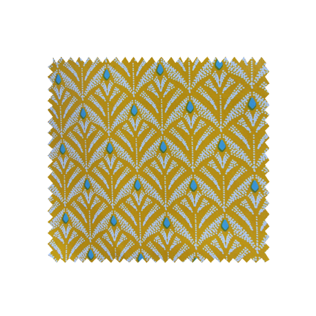 Tissu Toile Cirée Baker Curcuma
