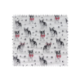 Tissu Frenchie Jacquard Chien Rouge