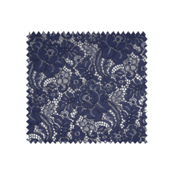 Tissu Dentelle Grande Laize Bleu Marine