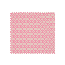 Tissu Imprimé Paquerette Rose