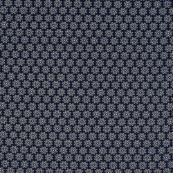 Tissu Imprimé Floralie Marine