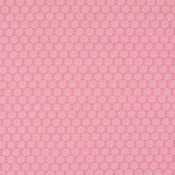 Tissu Imprimé Floralie Rose