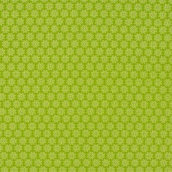Tissu Imprimé Floralie Anis