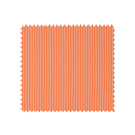 Tissu Rayé Orange