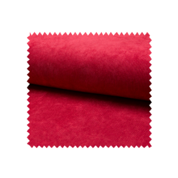 Tissu Veloutine Uni Rouge