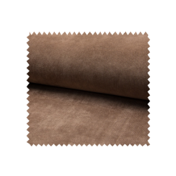 Tissu Veloutine Uni Taupe 