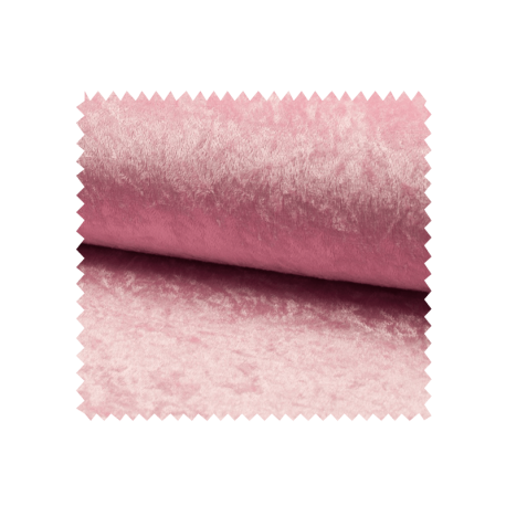 Tissu Panne De Velours Uni Rose